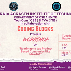 Coding Blocks Workshop on 10th September 2024